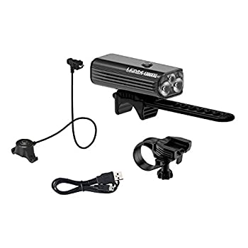 【中古】【インポート品・未当て嵌める】LEZYNE マクロ命令運転 1300XL 読み込む前照灯(黒いこと光輝)