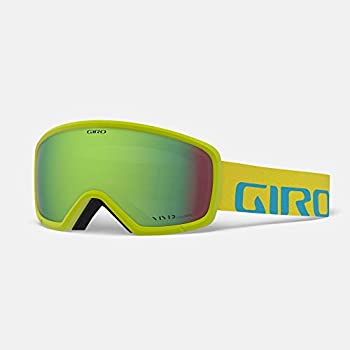 【中古】【輸入品・未使用】Giro Ringo 大人用スノーゴーグル シトロン/アイスバーグ アペックスストラップ ビビッドエメラルドレンズ付き (2020)