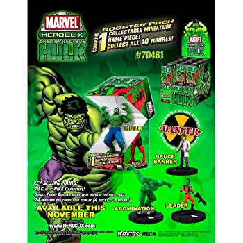 【中古】【輸入品・未使用】Marvel HeroClix The Incredible Hulk Counter Top Display of 24 Random Figures|スカイマーケットプラス
