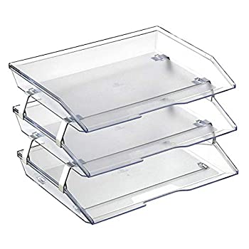【中古】【インポート品・未当て嵌める】Acrimet Facility トリプルレタートレイ (水晶色合い)
