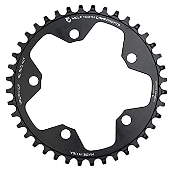【中古】【輸入品・未使用】Wolf Tooth Components 110 BCD 砂利/CX/ロードチェーンリング (40t ドロップストップB)