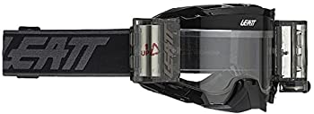 【中古】【輸入品・未使用】Leatt Brace 5.5 Velocity ロールオフゴーグル (ブラック)