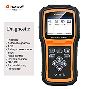 【中古】【輸入品・未使用】FOXWELL NT530 フォルクスワーゲン マルチシステム OBD2 診断スキャナー 読み取り消去エラーコード