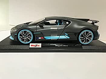 【中古】【輸入品・未使用】Bugatti Divo Matt Gray with Blue Accents 1/18 Diecast Model Car by Bburago 11045｜スカイマーケットプラス