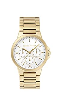 【中古】【インポート品・未当て嵌める】Rebecca Minkoff Women\u0027s Quartz Watch with Stainless Steel Strap%ｶﾝﾏ% Gold%ｶﾝﾏ% 20 (Model: 2200357)