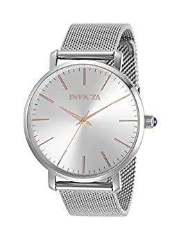 【中古】【輸入品・未使用】Invicta レディース エンジェルクォーツ腕時計 ステンレススチールストラップ付き シルバー
