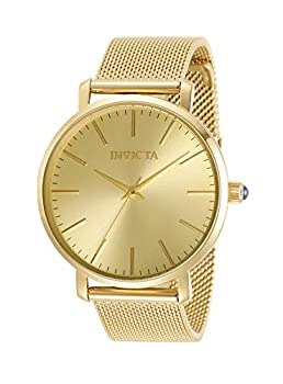 【中古】【輸入品・未使用】Invicta Women's Angel Quartz Watch with Stainless Steel Strap%ｶﾝﾏ% Gold%ｶﾝﾏ% 18 (Model: 31071)