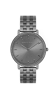 【中古】【輸入品・未使用】Rebecca Minkoff Women's Major Quartz Watch with Stainless Steel Strap%ｶﾝﾏ% Gray%ｶﾝﾏ% 16 (Model: 2200350)