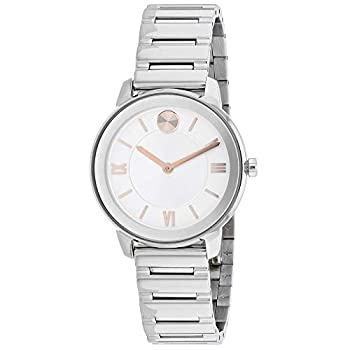 【中古】【輸入品・未使用】Movado ボールド シルバー-ホワイト ダイヤル レディース 腕時計 3600590