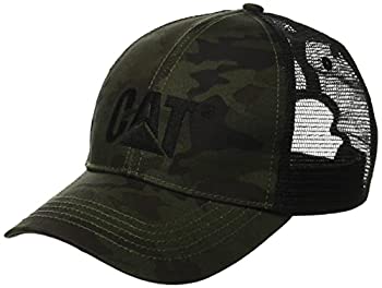 【中古】【輸入品・未使用】(キャタピラー) Caterpillar メンズ ロゴキャップ 浮き上がり ナイトカモ フリーサイズ