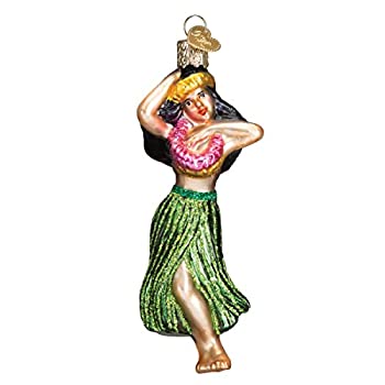 【中古】【輸入品・未使用】Old World Christmas Hula Dancer Glass Ornament