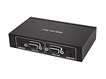 【中古】【輸入品・未使用】Monoprice 1?X 2?VGAスプリッタwithオーディオ、500?MHz