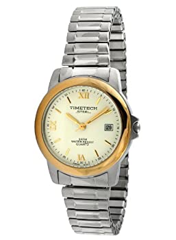 【中古】【輸入品・未使用】Timetechスチール3602?MメンズツートンカラーExpansion Watch