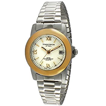 【中古】【インポート品・未当て嵌める】Timetechスチール写真3602lレディースツートンカラーExpansion Watch レディース腕時計-腕時計