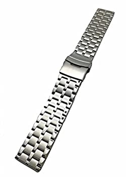 【中古】【輸入品・未使用】22?mmメタルバンドby NewLife |メンズレディースシルバーステンレススチールストラップ交換リストバンドブレスレットwith Clasp that brings new