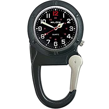 【中古】【輸入品・未使用】クリップオン式腕時計 - ブラックダイヤル。 ブラック