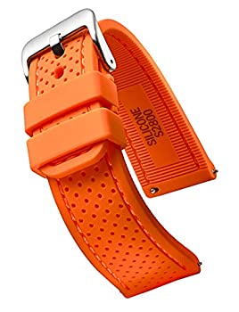 【中古】【輸入品・未使用】プレミアム クオリティ スポーティ シリコン 防水性 ウォッチ バンド クイックリリース - ソフトラバーウォッチ ストラップ - アソートカラー -｜スカイマーケットプラス