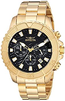 【中古】【インポート品・未当て嵌める】Invicta Men \u0027s \u0027 Pro Diver \u0027 Quartzステンレス鋼スチール写真Casual Watch %ｶﾝﾏ% Color : gold-toned (模範例: 24000?)