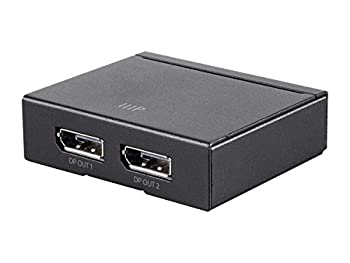 【中古】【輸入品・未使用】Monoprice 124567 1x2 ディスプレイポートスプリッター 4K@60Hz 21.6Gbps ブラック