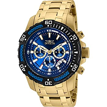 【中古】【輸入品・未使用】Invicta Men's Pro Diver 24856 Gold Stainless-Steel Quartz Diving Watch 28,249円