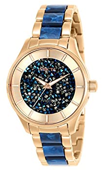 【中古】【輸入品・未使用】Invicta Women's 25243 Angel Quartz 3 Hand Blue Dial Watch