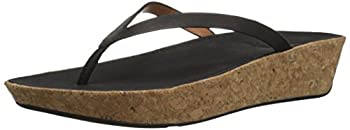 【中古】【輸入品・未使用】FitFlop レディース Linny Toe-Thong サンダル レザーウェッジ US サイズ: 11 カラー: ブラック 30,884円