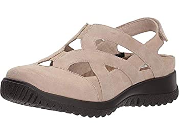【中古】【インポート品・未当て嵌める】Drew Shoes Smiles 14791 レディースカジュアルサンダル:トープ 8 X-広々とした (2E) ベルクロ