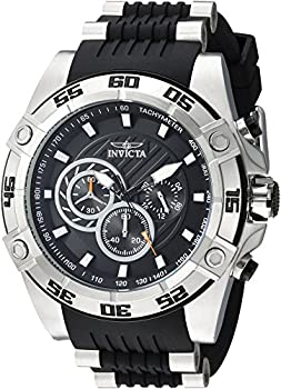 【中古】【輸入品・未使用】Invicta Men's 25505 Speedway Quartz Multifunction Black Dial Watch