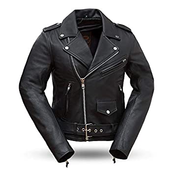 【中古】【輸入品・未使用】最初製造Women 's Rock Starレザーオートバイジャケット( %ｶﾝﾏ% ) 5X-Large ブラック FIL182CHMZ-Black-5XL-R Star｜スカイマーケットプラス