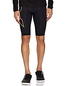 【中古】【インポート品・未当て嵌める】2XU MCS RUN COMPRESSION TIGHTS 駈けっくら コンプレッション 遊撃手タイツ MA5331B BLK/GRF L
