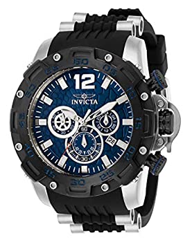 【中古】【インポート品・未当て嵌める】Invicta メンズ 労働者階級ダイバー ステンレス鋼スチール写真 クォーツウォッチ ポリウレタンストラップ付き添い人 黒いこと 26 (模範例:26404)