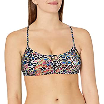 【中古】【輸入品・未使用】arena Rulebreaker Bandeau Be%ｶﾝﾏ% Black Multi-Yellow Star%ｶﾝﾏ% XX-Small