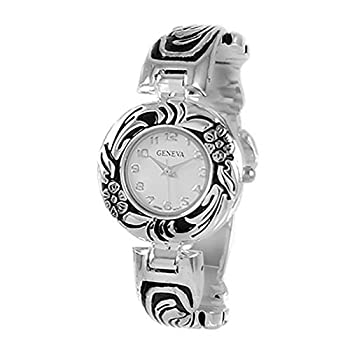 【中古】【輸入品・未使用】ローズマリー・コレクションレディースConcho FLOWER BANGLE CUFF WATCH