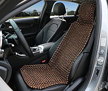【中古】【輸入品・未使用】天然の木製ビーズシートカバー マッサージ 涼しいクッション 車やトラックに｜スカイマーケットプラス