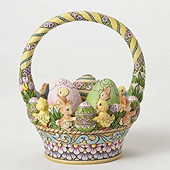 【中古】【輸入品・未使用】Enesco Jim Shore HWC 12周年記念 イースターバスケット 卵3個付き