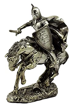【中古】【輸入品・未使用】エブロスギフト 中世の王室のイギリス王室のアームス カルヴァリー馬に乗る騎士 8.5インチ コレクターズ像 装飾｜スカイマーケットプラス