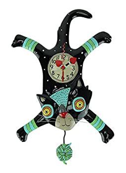 【中古】【輸入品・未使用】ネコ 猫 キャット アレン デザイン 振り子時計 Allen Designs Craft Attack Cat Pendulum Clock 掛け時計 P1852 ミシェルアレン ミシェル・アレ