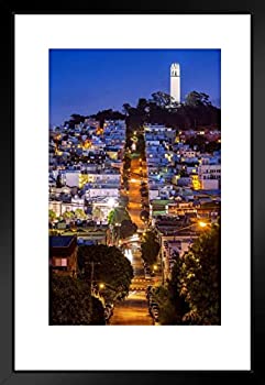 【中古】【輸入品・未使用】ProFrames ポスター ファントリー コイット タワー サンフランシスコ カリフォルニア 夜のフォトアートプリント 20x26 inches ブラック 252992｜スカイマーケットプラス