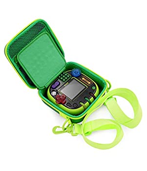 【中古】【輸入品・未使用】CASEMATIX グリーンおもちゃボックスケース Leapfrog Rockit Twist 手持ち学習ゲームシステム ショルダーストラップ付き｜スカイマーケットプラス
