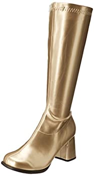 【中古】【輸入品・未使用】Gogo (Gold) Adult Boots 轟轟（ゴールド）大人用ブーツ♪ハロウィン♪サイズ：7｜スカイマーケットプラス
