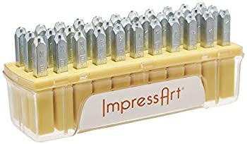 【中古】【インポート品・未当て嵌める】ImpressArt Jeanie メタルレタースタンプ 小文字