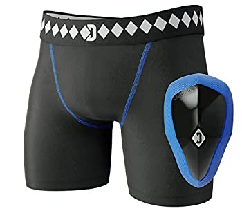 【中古】【インポート品・未当て嵌める】(Youth Medium%ｶﾝﾏ% Black) - Diamond MMA Athletic Cup Groyne Protector \u0026 Compression Shorts System with Built-インチ Jock Strap