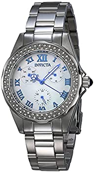 【中古】【輸入品・未使用】Invicta Women's 28436 Angel Quartz 3 Hand White Dial Watch
