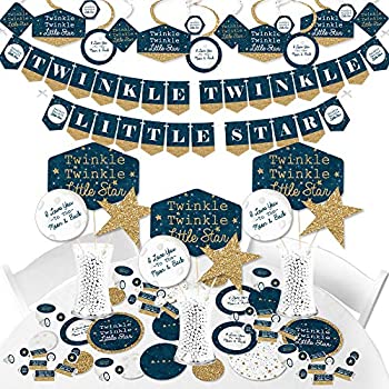 【中古】【輸入品・未使用】Big Dot of Happiness Twinkle Little Star - ベビーシャワーや誕生日パーティー用品 - バナーデコレーションキット - バンドルバンドル 27,285円