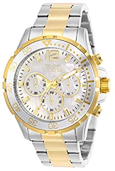 【中古】【インポート品・未当て嵌める】Invicta Men\u0027s Pro Diver Steel Bracelet \u0026 Case Quartz White Dial Analog Watch 29462