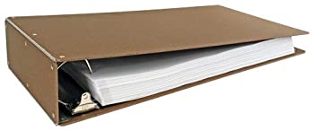 【中古】【輸入品・未使用】11?x 17?3-inchハードボードアルミヒンジバインダー、angle-dリング、ブラウン( 518461?)|スカイマーケットプラス