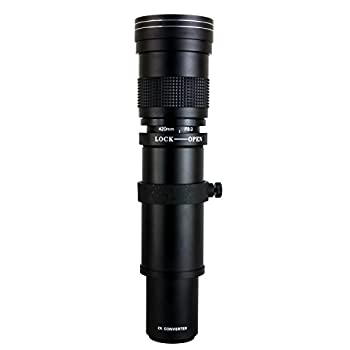 【中古】【輸入品・未使用】Opteka 420-1600mm f/8.3 HD 望遠ズームレンズ キヤノン EOS 80D 77D 70D 60D 60Da 50D 7D 6D 5D 5DS 1Ds Rebel T7i T7s T6s T6i T6 T5i T5 T4i|スカイマーケットプラス