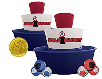 【中古】【インポート品・未当て嵌める】BULZiBUCKET Special Edition (赤いこと、白いこと\u0026青み)???Next Generation Cornhole???Hacky Sack/Bean御徒面子競り合い???Land andスウィミングプール。窮まりイ