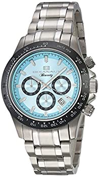 【中古】【インポート品・未当て嵌める】Oceanaut メンズ ビアリッツ」クォーツステンレススチールカジュアルウォッチ、色つや：しろがね色トーンダウン（ひな形：Oc6111） しろがね色/ブル