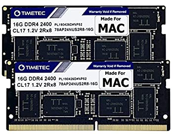 【中古】【インポート品・未当て嵌める】Timetec Hynix 集積回路 32GB 一揃いの道具(2x16GB) 相応う機種:Apple 2017 iMac 27in Retina 5K 見せびらかす、2017 iMac 21.5in Retina 4Kまたは非Re その他-家電